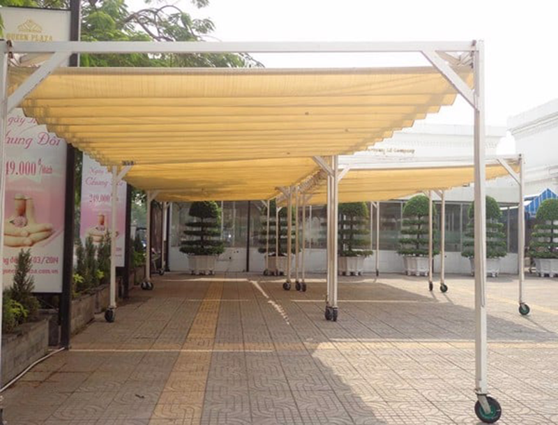 hình ảnh mái che di động