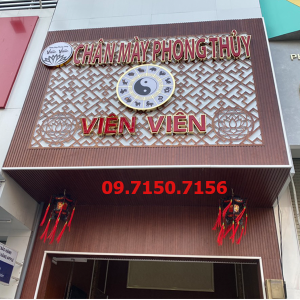 Bảng hiệu chữ nổi Mica uốn fomex cho phong thủy