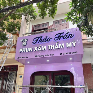 Bảng hiệu alu cho tiệm xăm