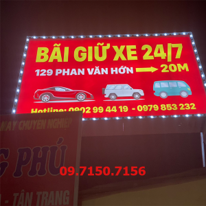 Bảng Hiệu bạt Hiflex bải giữ xe