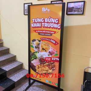 Hộp đèn bạt Hiflex cho khai trương