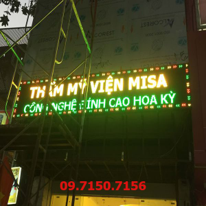 Bảng hiệu LED ma trận cho thẩm mỹ viện