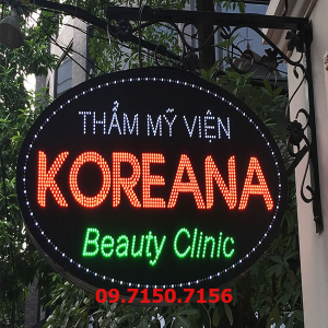 Hộp đèn LED ma trận cho thẩm mỹ viện